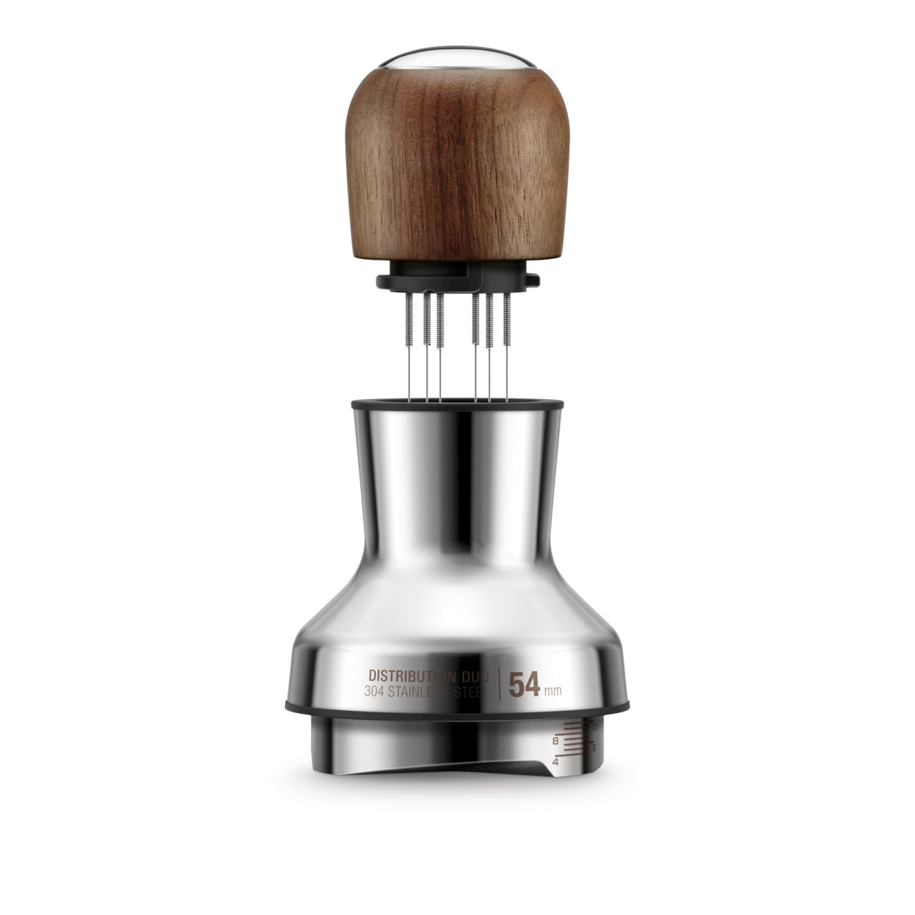 Sage the Distribution Duo Tamper Walnut Wood 54mm