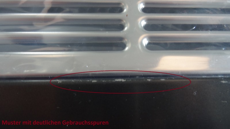Deutliche Gebrauchsspuren: Oracle Touch Anthrazit SES990BST
