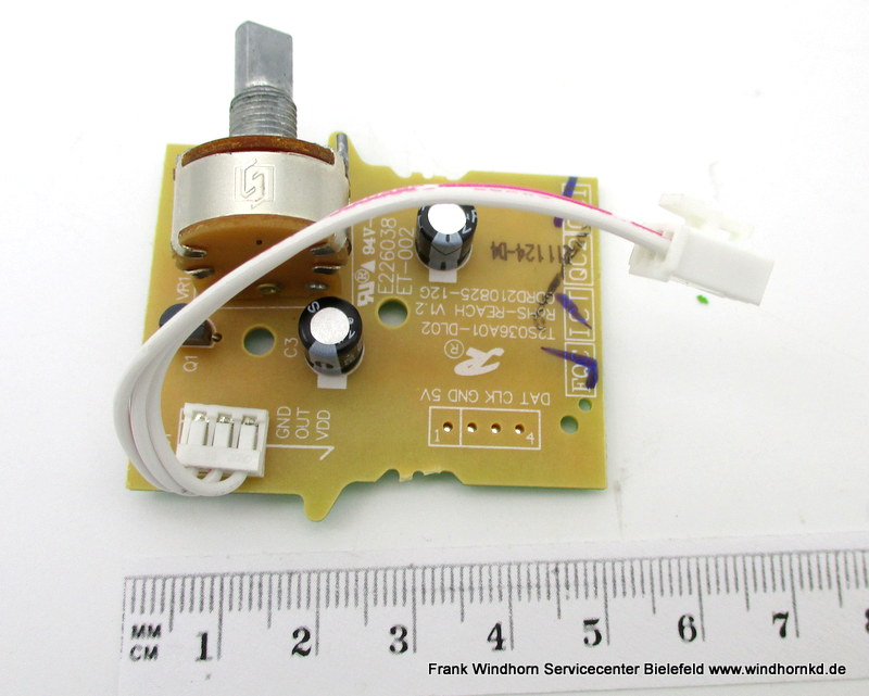 Elektronikkarte/bedienung