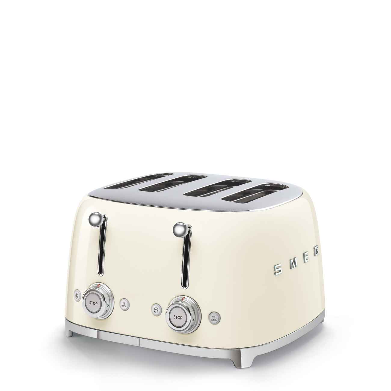 Leichte Gebrauchsspuren: SMEG Toaster TSF03CREU 50's Style creme