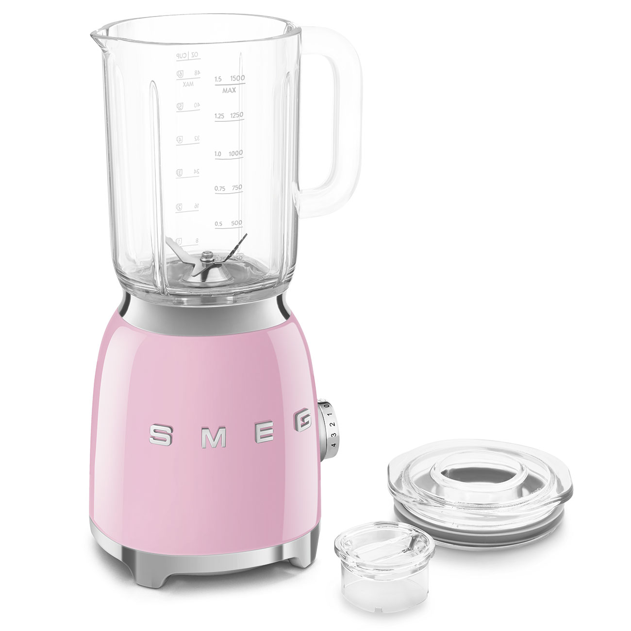 Leichte Gebrauchsspuren: SMEG Standmixer 50's BLF03PKEU pink
