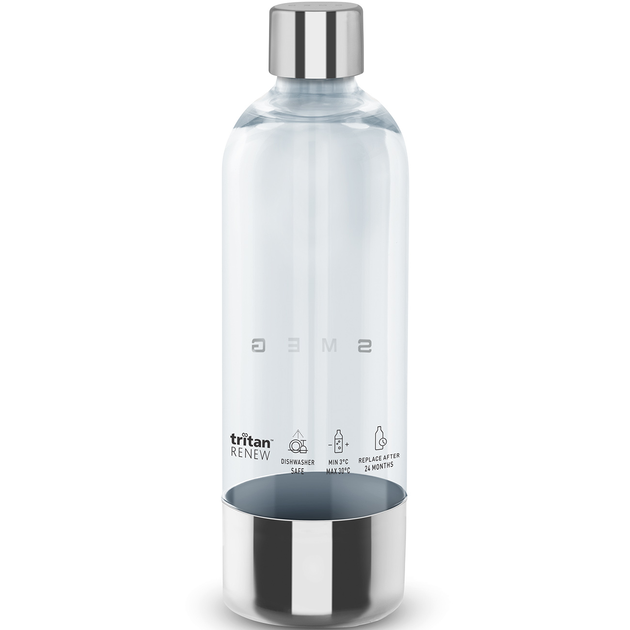 Leichte Gebrauchsspuren: SMEG 50's Zusatzflasche für Soda Maker