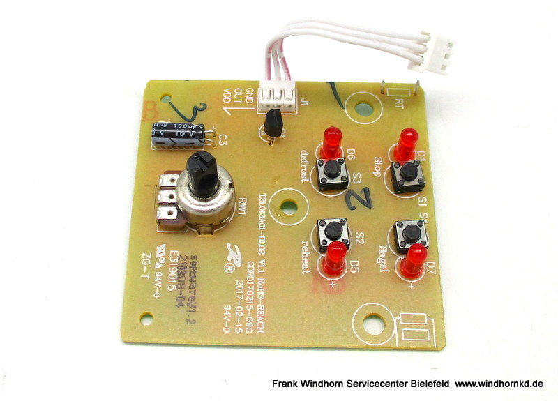 Elektronikkarte/bedienung