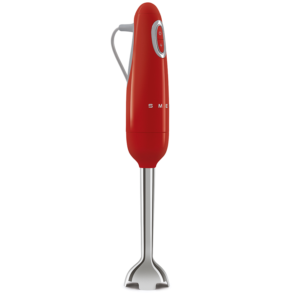 Slight Signs of Use: SMEG 50s-Style Hand Blender, red