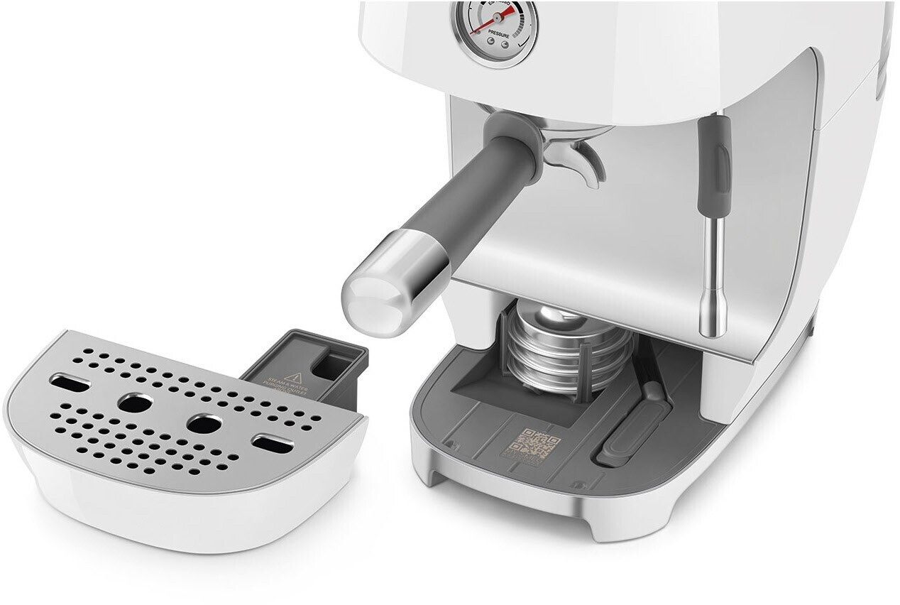 Gebraucht-Wie Neu: SMEG Siebträgermaschine ECF03WHEU weiß