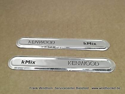 Logo 2* chrom / schwarz