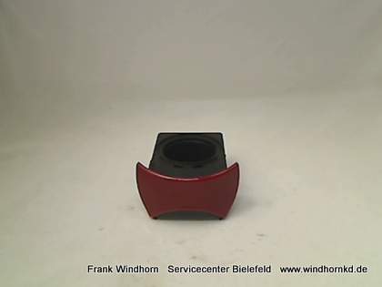 CAPSULE HOLDER BLK+LID RED  E