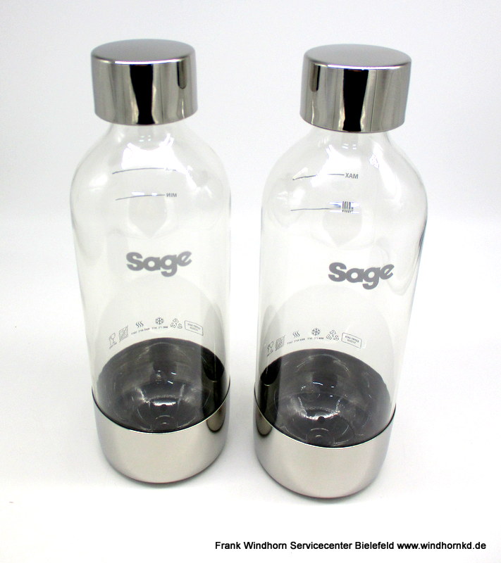 Used - like new: Sage the InFizz 1L Bottles 2 Pack