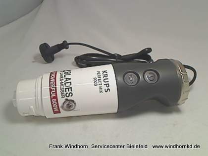 Motorblock + Geräteschnur / weiss
