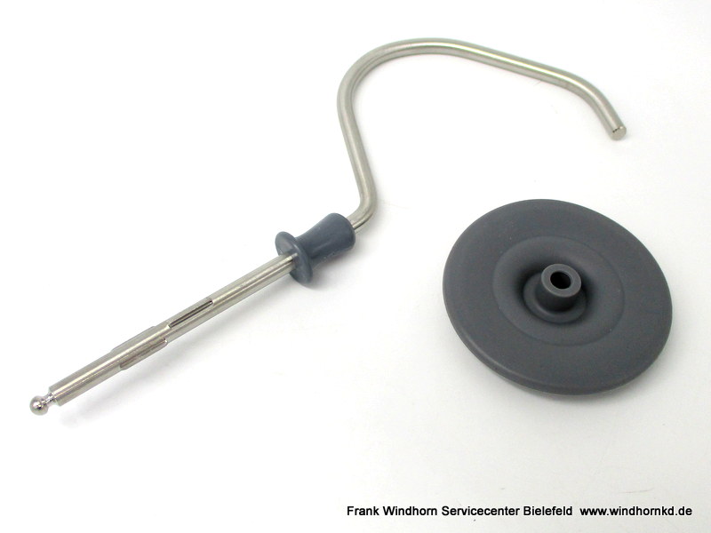 DOUGH HOOK WITH RUBBER GUARD K