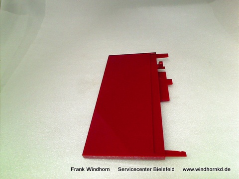 BLENDE AUFFANGSCH. ROT C.LATTE