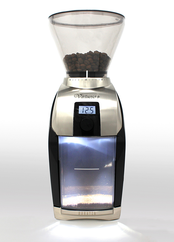 Deutliche Gebrauchsspuren: Virtuoso + Schwarz ZCG520BLK Baratza