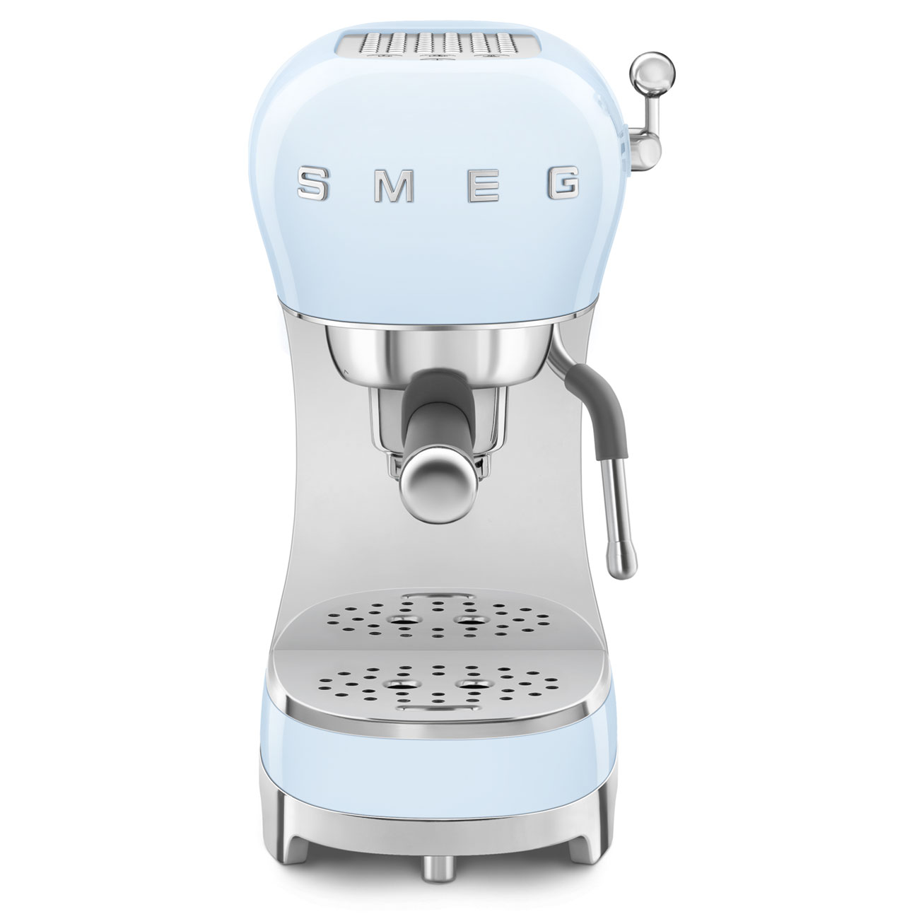 Leichte Gebrauchsspuren: SMEG Espressomaschine ECF02PBEU Blau