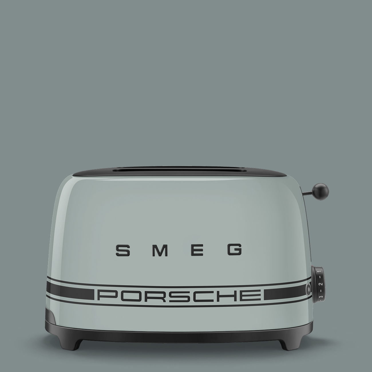 Leichte Gebrauchsspuren: SMEG x Porsche Toaster Shade Green