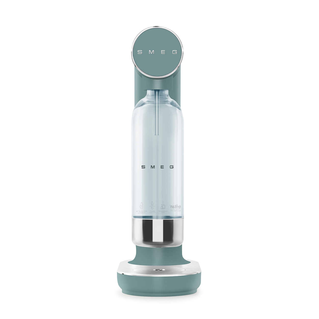 Gebrauchsspuren: SMEG 50's SKC01EGM Soda Maker Grün Matt
