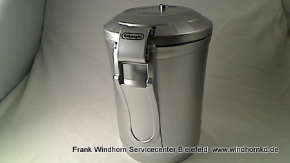 Vakuum Kaffeedose Silber DECC500