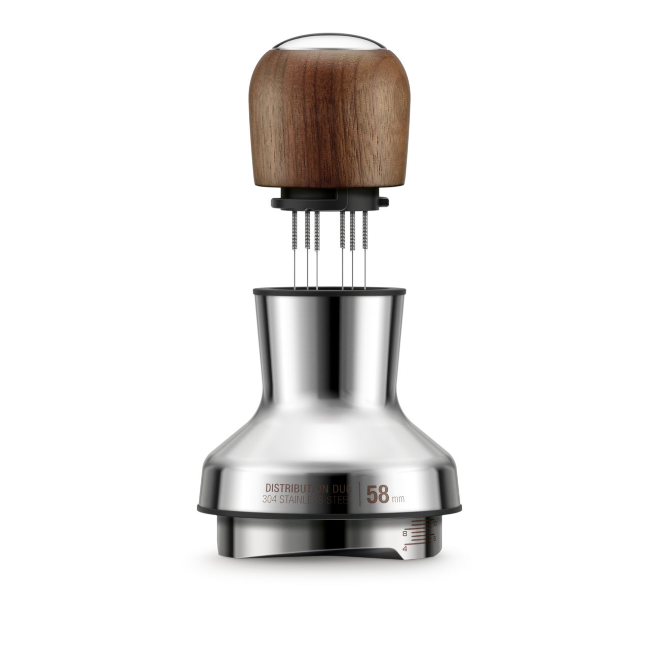 SAGE the Distribution Duo 58mm walnut brown - Slightly used