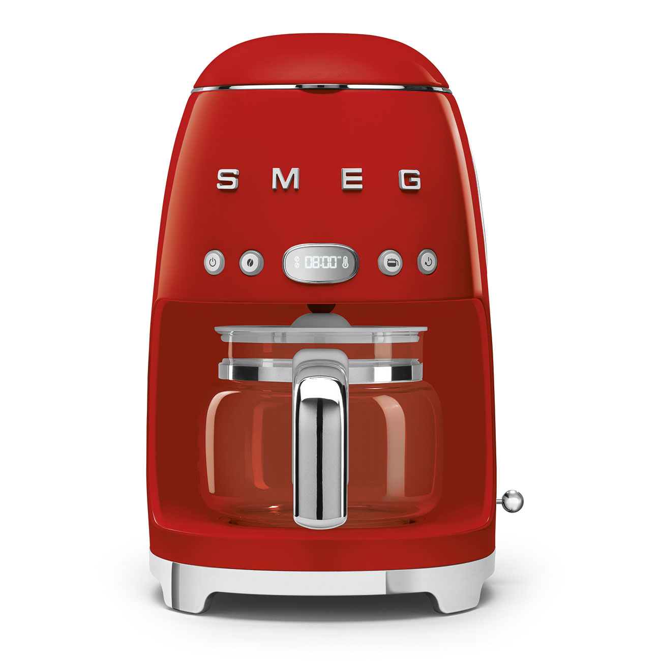 Gebraucht-Wie Neu: Smeg Filterkaffeemaschine rot 50's Style