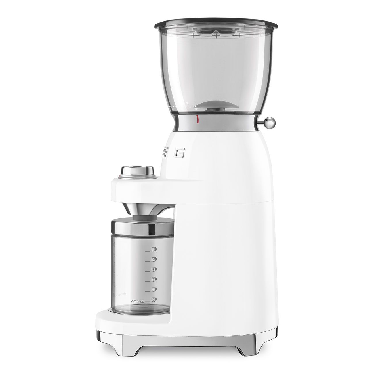 Gebrauchsspuren: SMEG Kaffeemühle weiß 50's Style