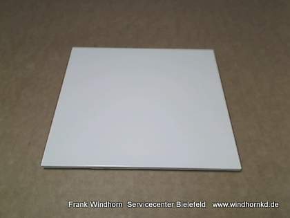 Abdeckung weiß