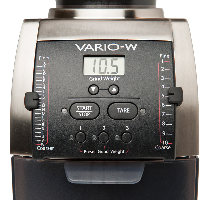 Leichte Gebrauchsspuren: Vario W Schwarz ZCG986BLK Baratza