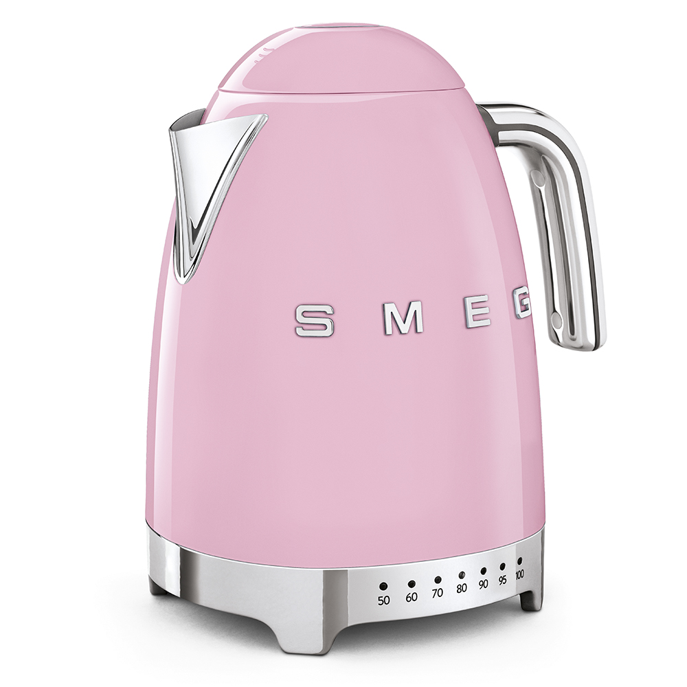 Leichte Gebrauchsspuren: SMEG Wasserkocher 50's pink KLF04PK