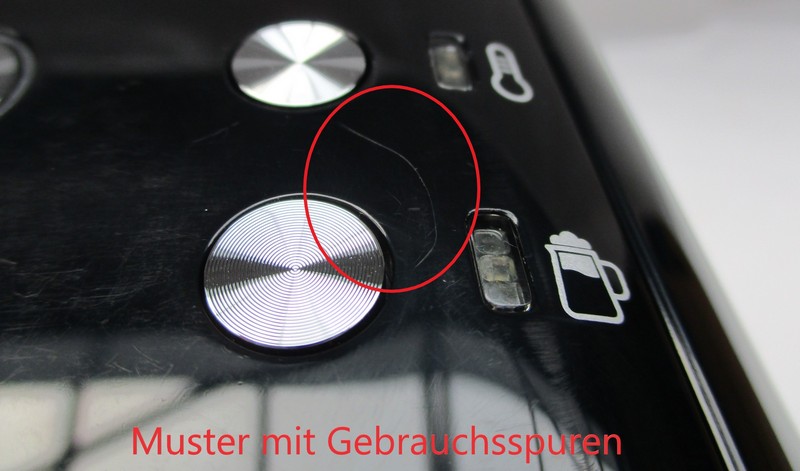 Gebrauchsspuren: Creatista Uno Schwarz glänzend SNE500BKS !UK!