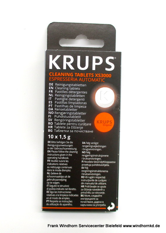 Pastille reiniger espresseria