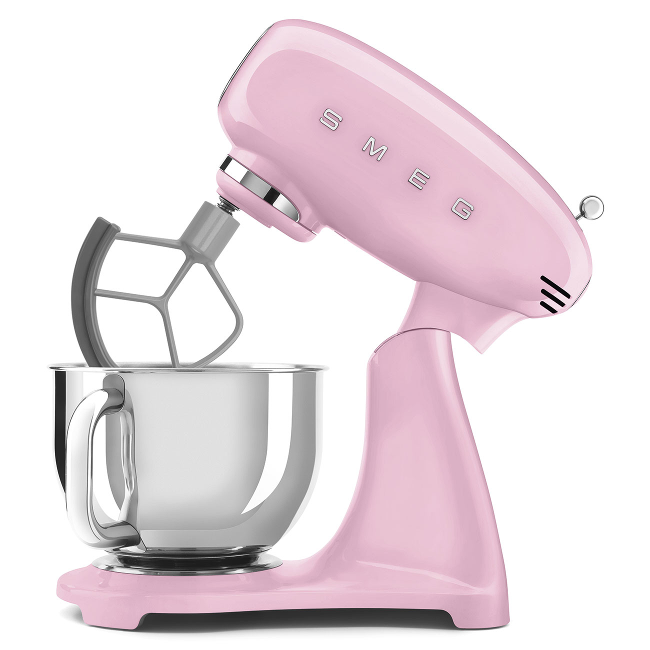Gebrauchsspuren: SMEG Küchenmaschine SMF05PK 50's pink