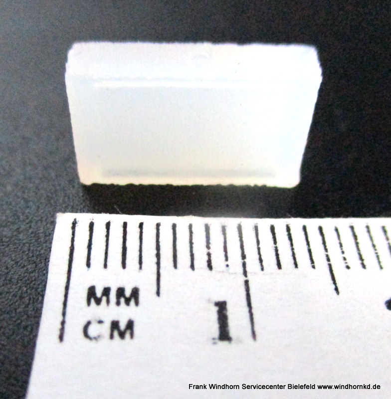 Fuß für Abtropfschale aus Gummi