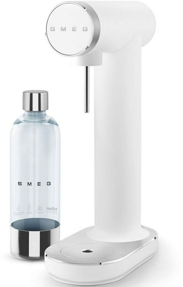 Gebrauchsspuren: SMEG 50's SKC01WHM Soda Maker Weiß Matt