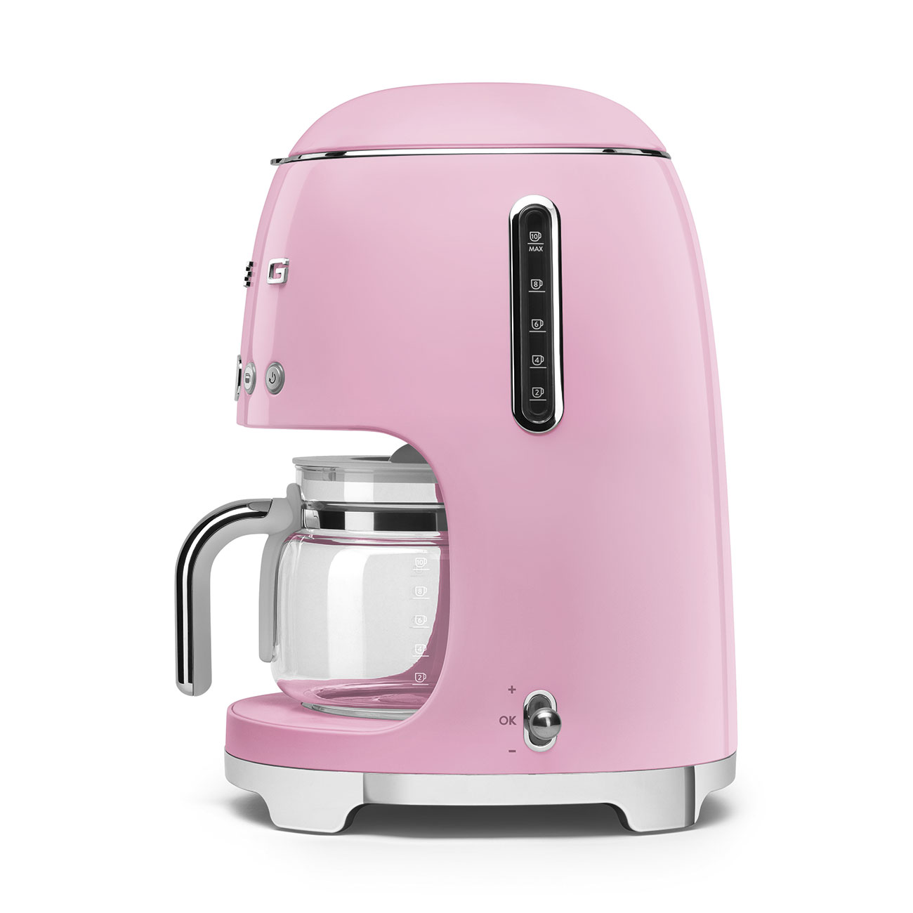 Gebraucht-Wie Neu: Smeg Filterkaffeemaschine pink 50's Style