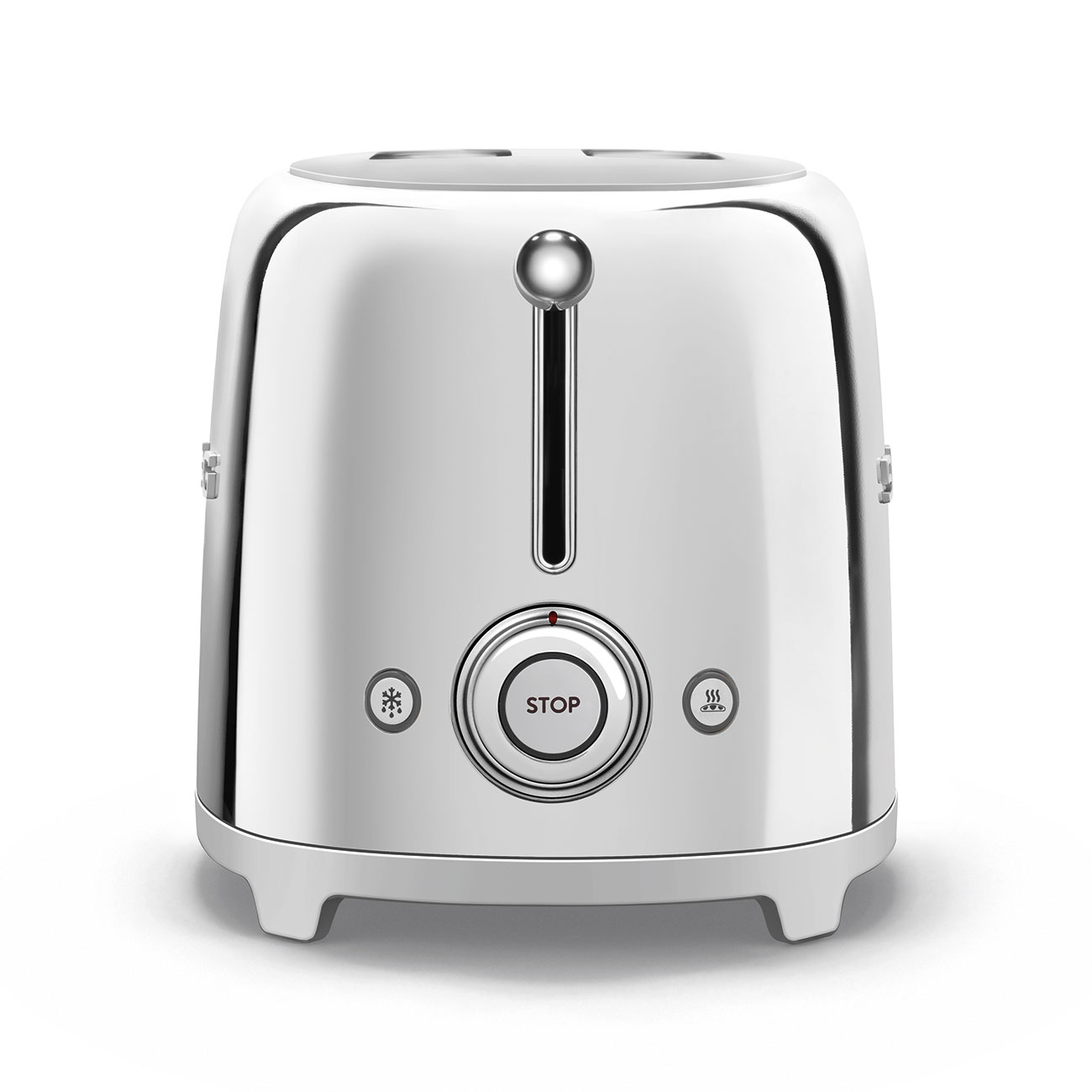 Leichte Gebrauchsspuren: SMEG 2-Slice Toaster Edelstahl Glänzend