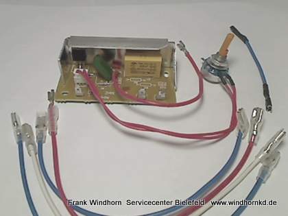 Elektronik Karte + Potentiometer