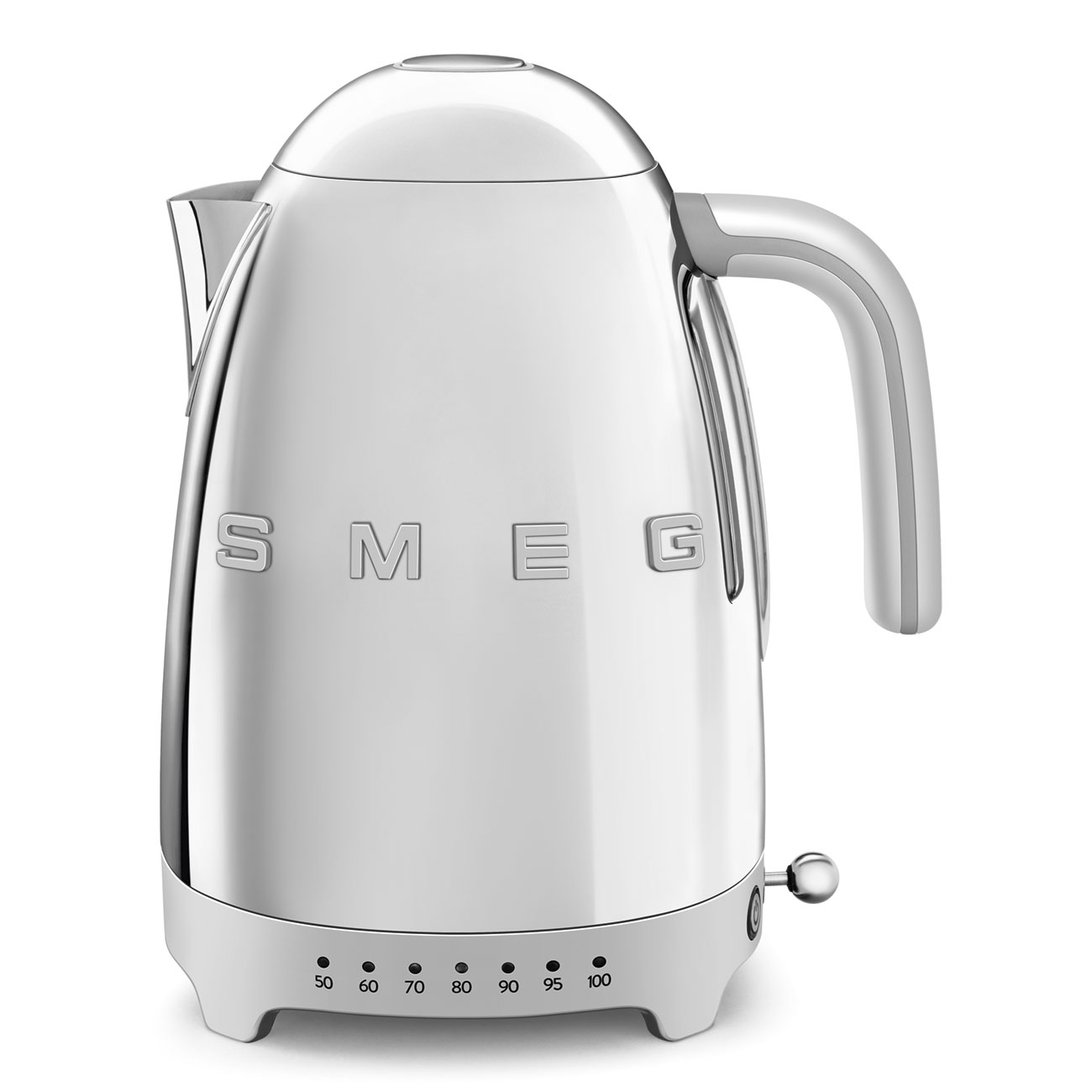 Leichte Gebrauchsspuren: SMEG Wasserkocher 50's Stahl KLF04SS