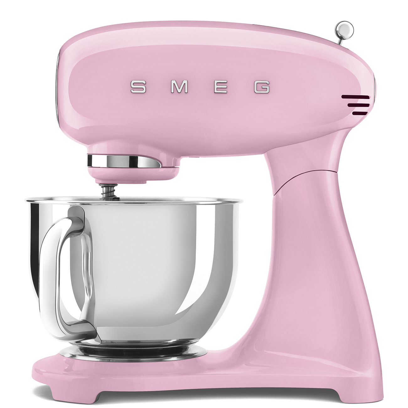 Leichte Gebrauchsspuren: SMEG Küchenmaschine SMF05PK 50's pink