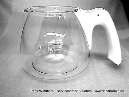 Glaskanne (weiss)(alisea)