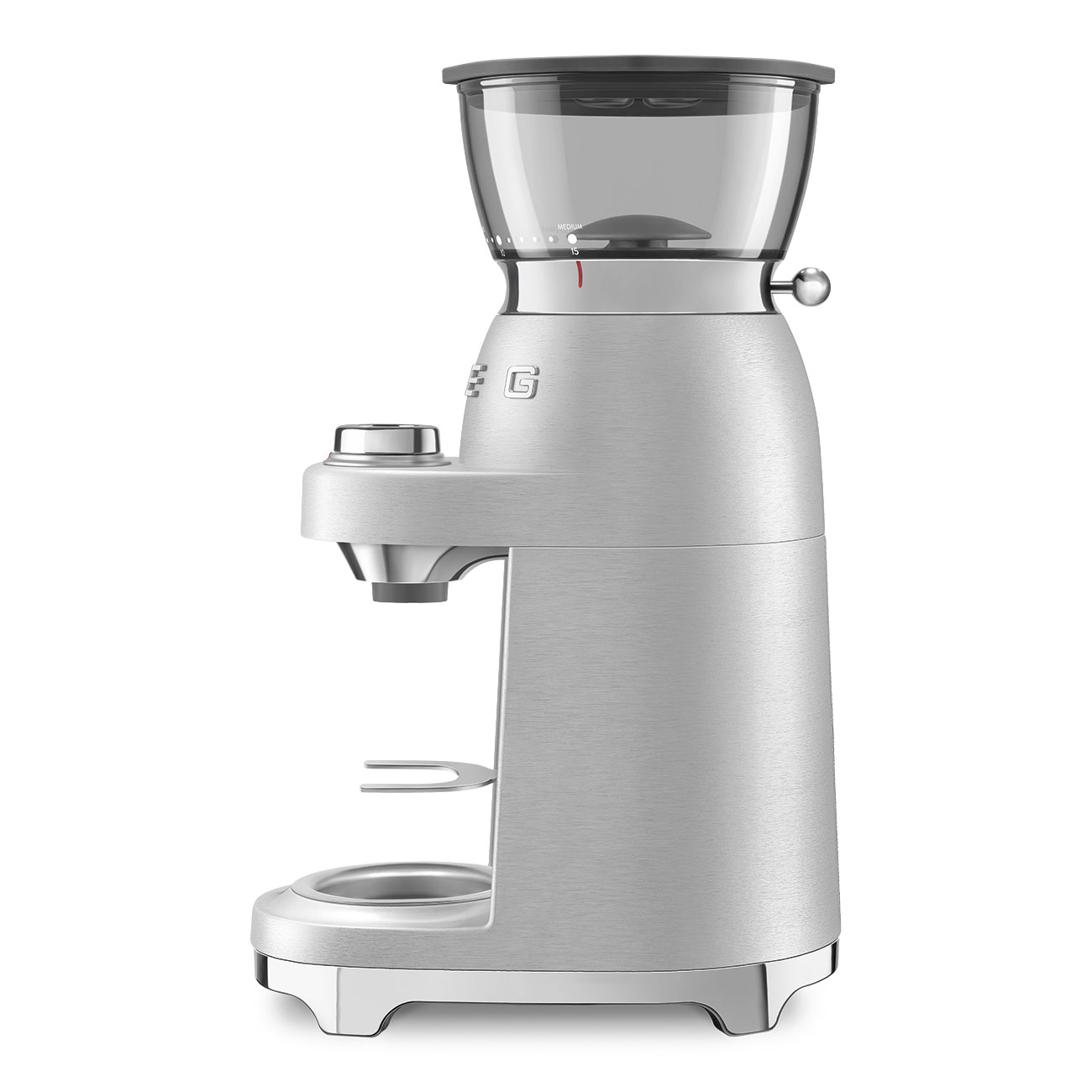 Gebrauchsspuren: SMEG Kaffeemühle Aluminium 50's Style