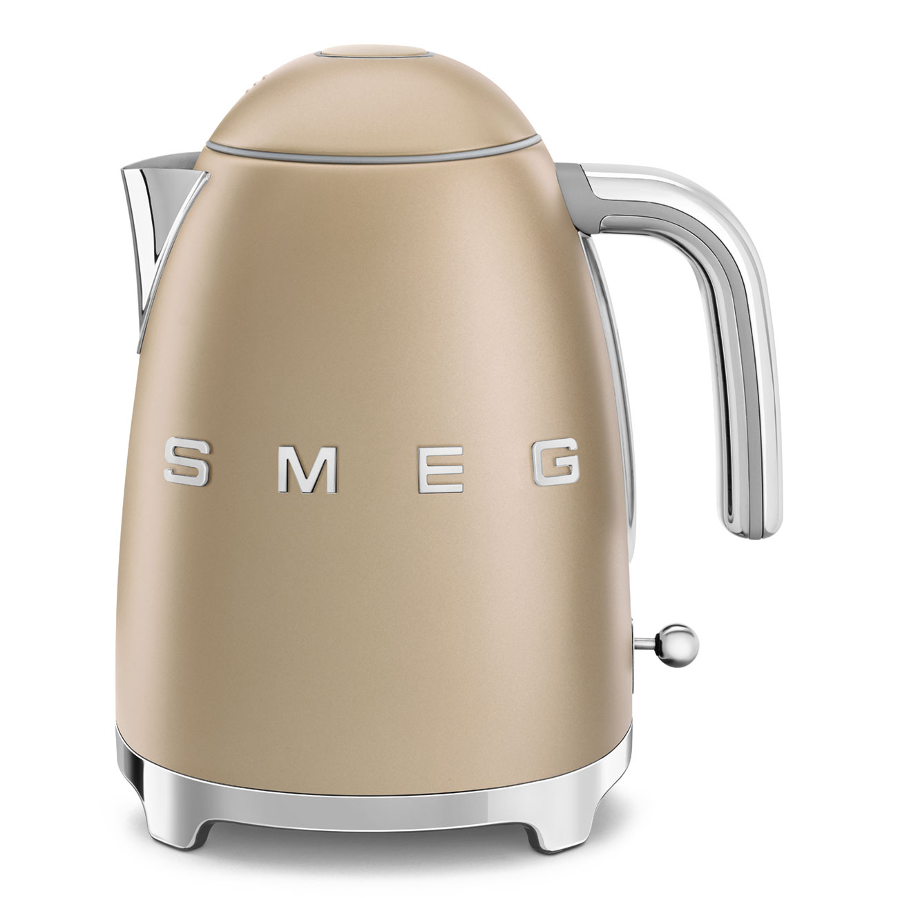 Leichte Gebrauchsspuren: SMEG Wasserkocher Champagne KLF03CHM