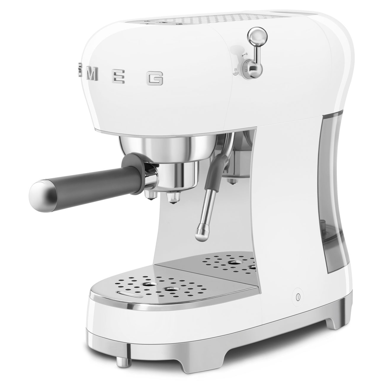 Leichte Gebrauchsspuren: SMEG Espressomaschine ECF02WHEU Weiß