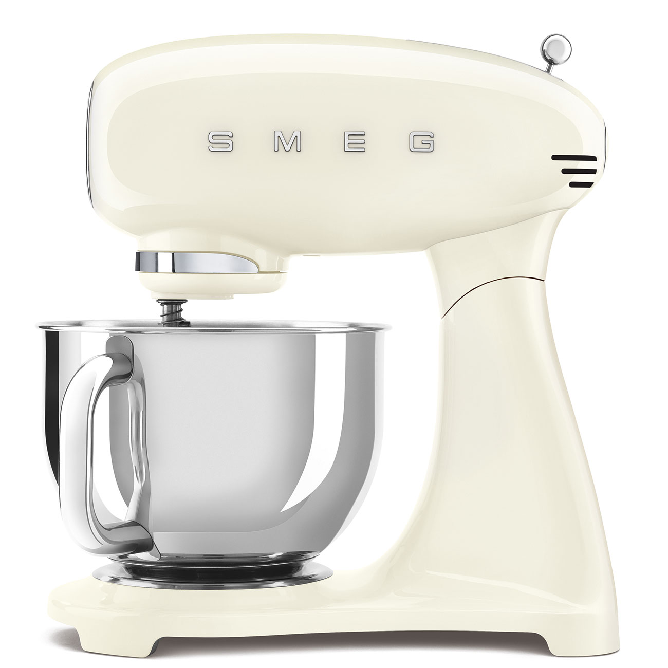 Deutliche Gebrauchsspuren:SMEG Küchenmaschine SMF05CR 50's creme