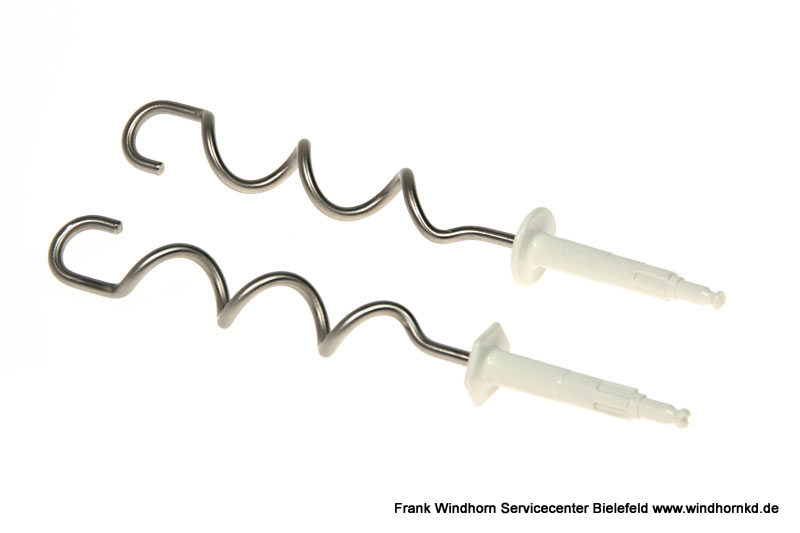 Original Braun BR67051156 Knethaken-Set  – Für Küchenmaschinen