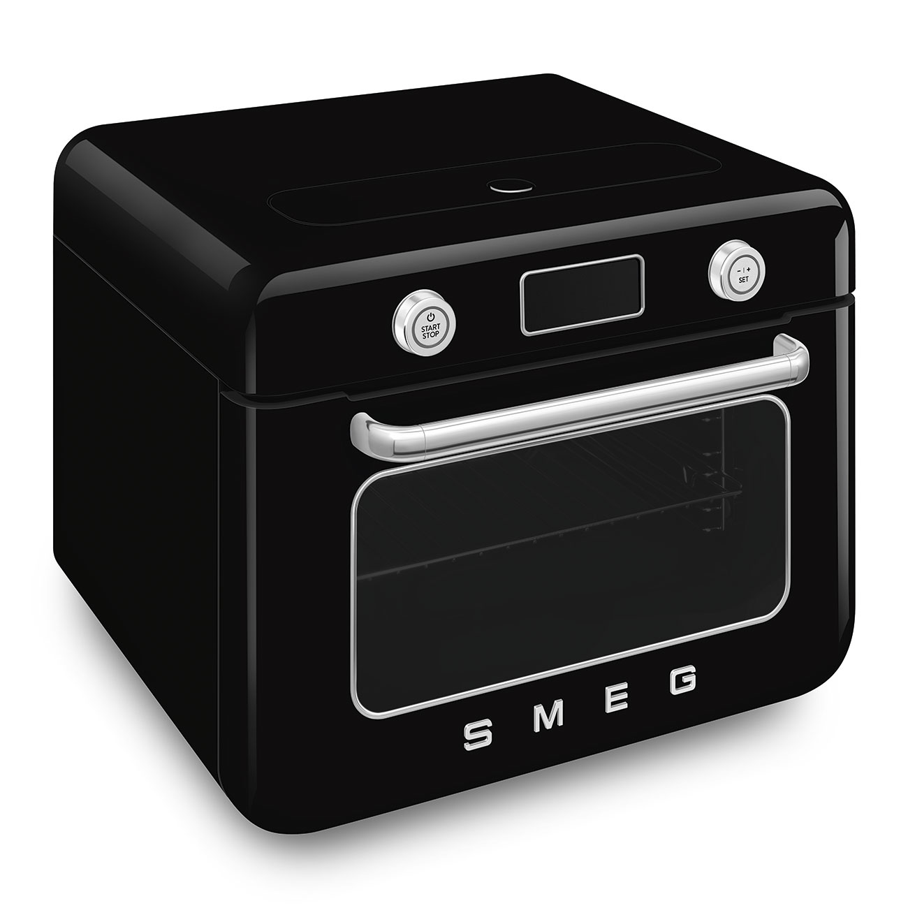 Gebraucht-Wie Neu: SMEG COF01BL Kombi-Dampfbackofen schwarz