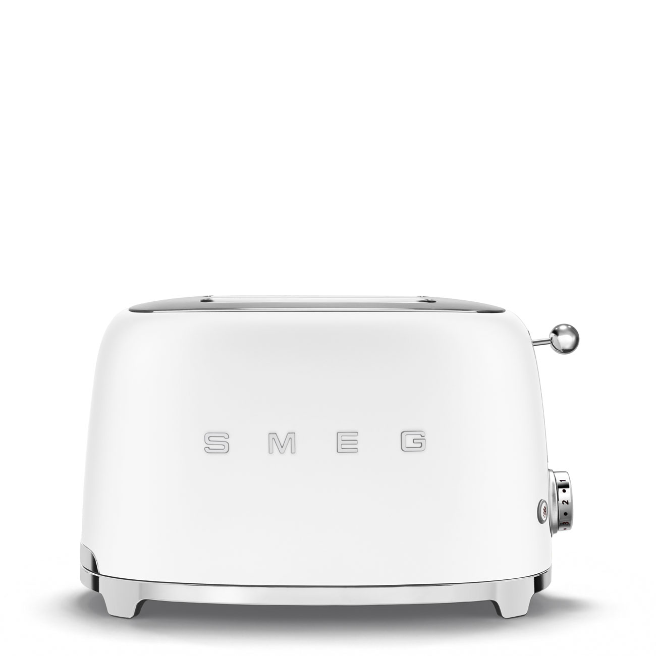Leichte Gebrauchsspuren: SMEG 2-Slice Toaster Weiß Matt TSF01WHM