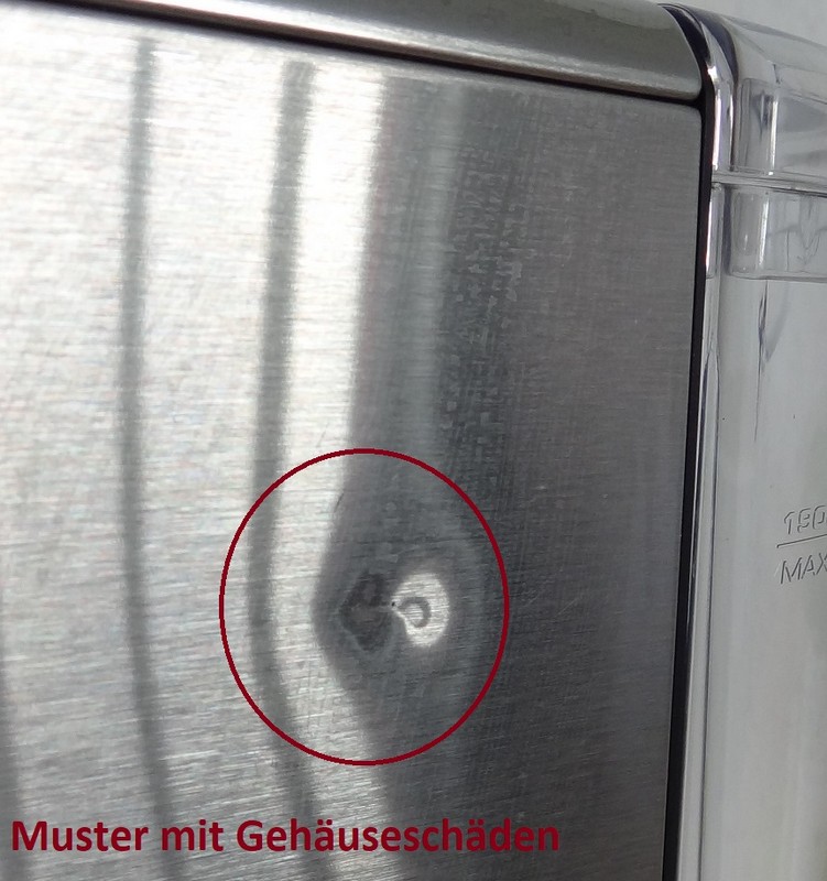 Housing damage: Bambino Plus Stainless Steel SES500BSS