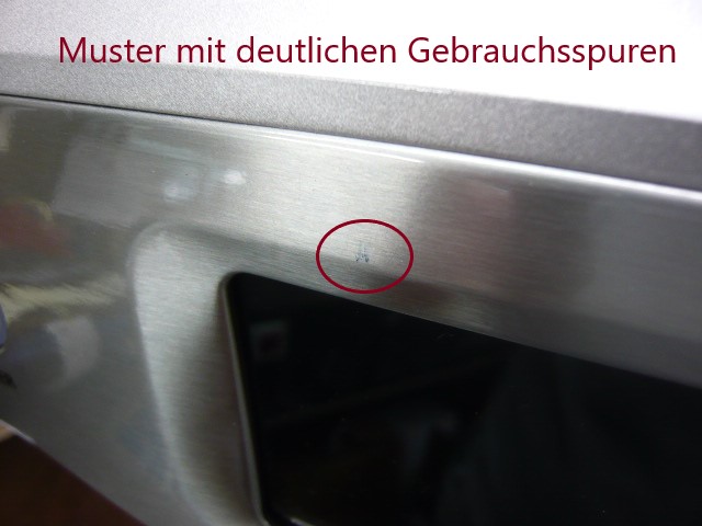 Clear use traces: Oracle Touch Stainless Steel SES990BSS