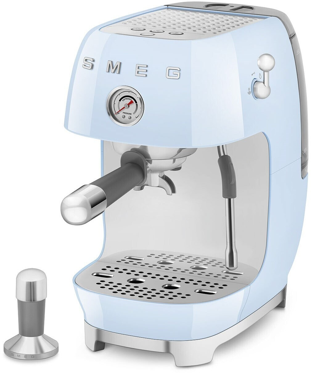 Deutliche Gebrauchsspuren:SMEG Siebträger 50's Style pastellblau