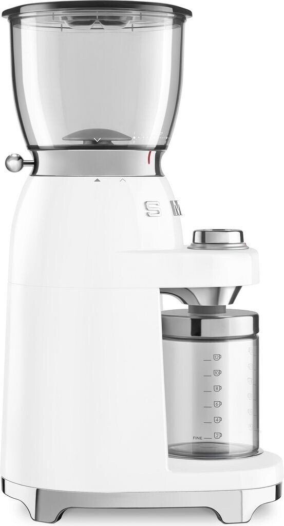 Leichte Gebrauchsspuren: SMEG Kaffeemühle weiß 50's Style
