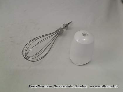 Rührbesen kpl. - klein, weiß