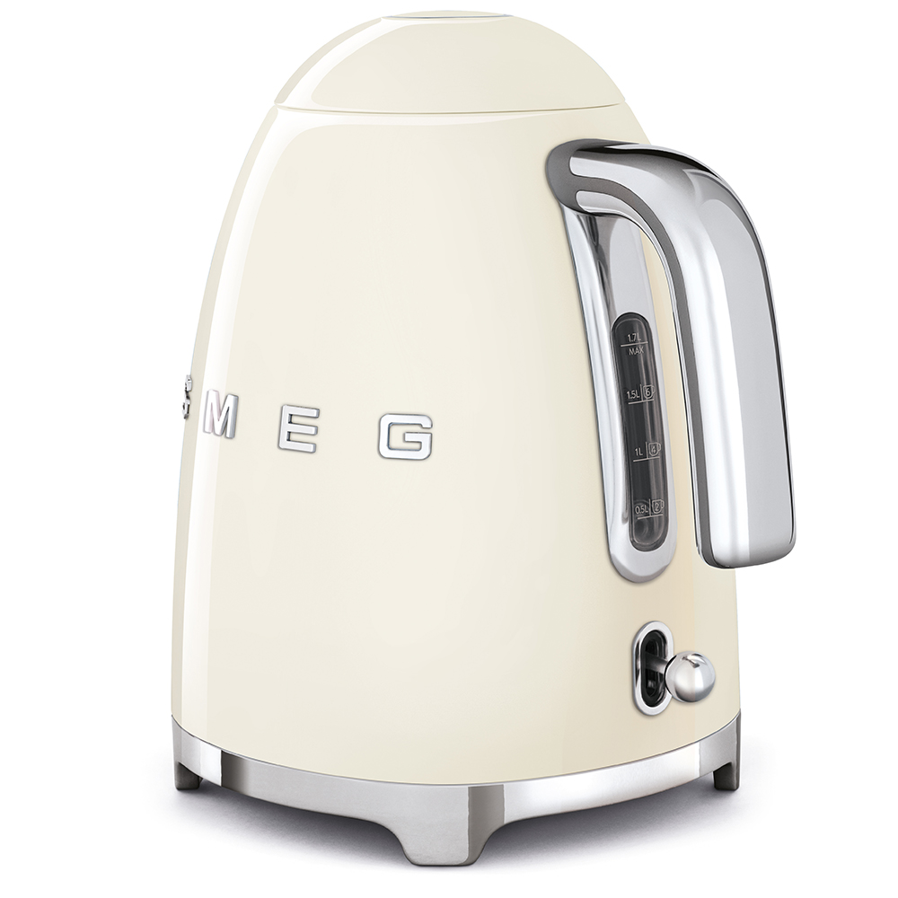 Gebraucht-Wie Neu; SMEG Wasserkocher Creme KLF03CR